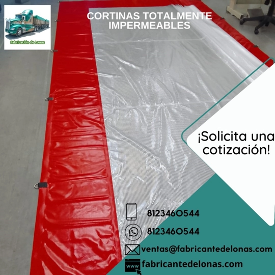 Cortinas impermeables, solicita cotización.