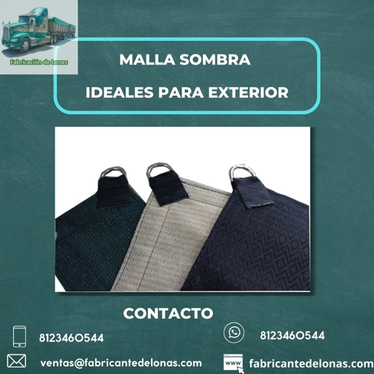 Malla sombra, ideal para exteriores. Comuníquese con nosotros.