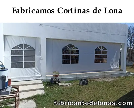 Fabricamos cortinas de lona.