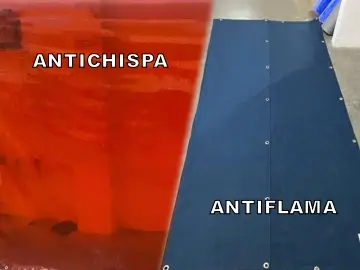 Lonas Ignífugas antichispa y antiflama.