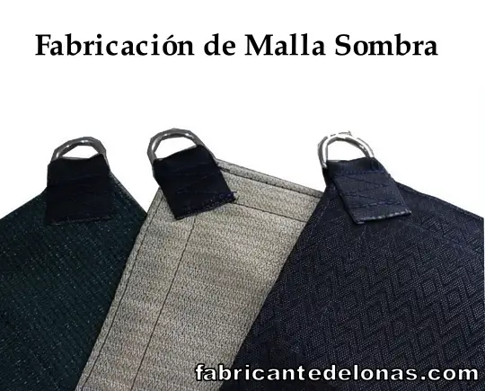 Fabricación de malla sombra.